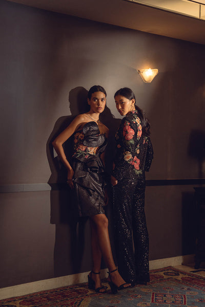 Summiyya Patni in Palermo 3D Embroidered Sequin Jacket