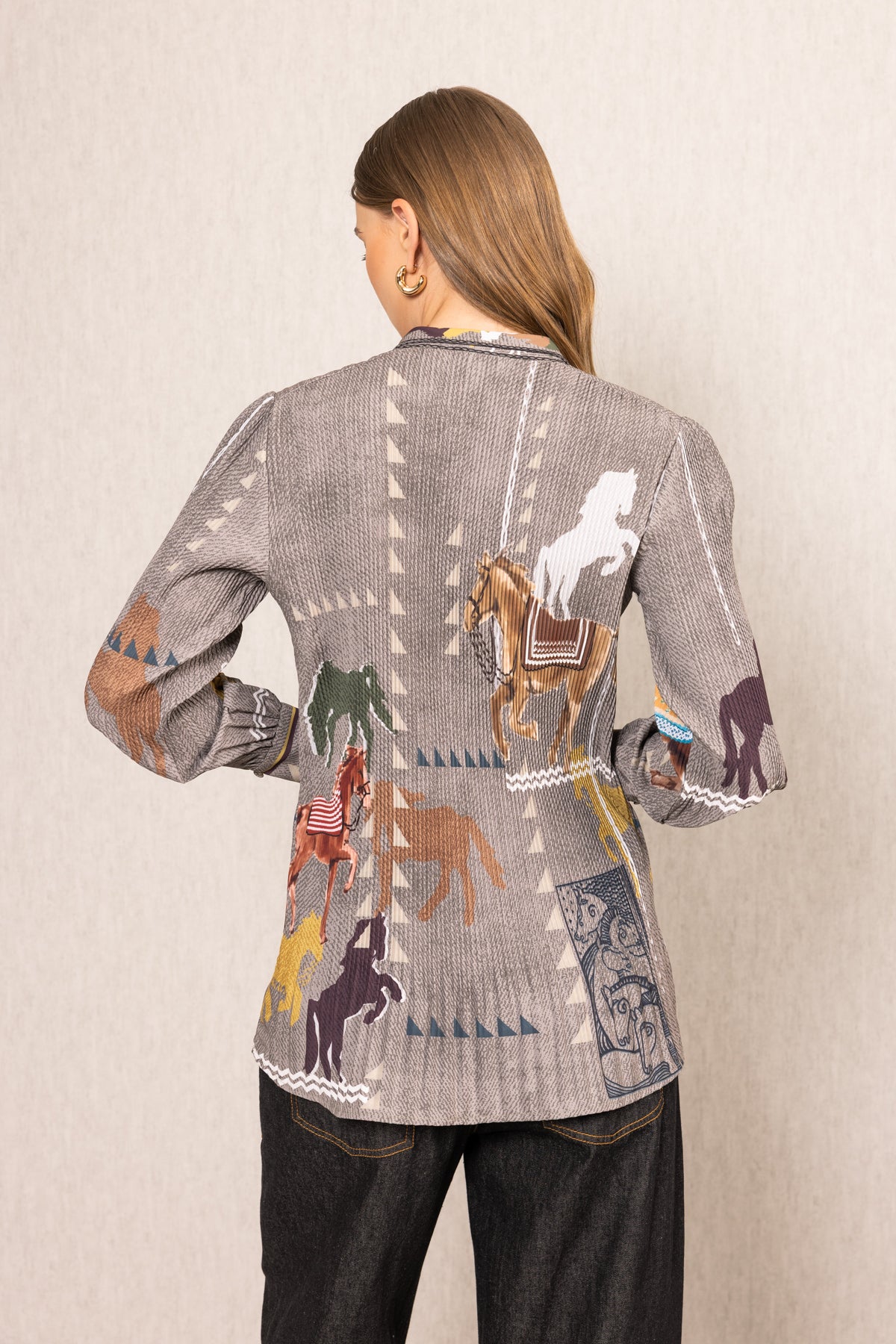Knight Pleated Shirt