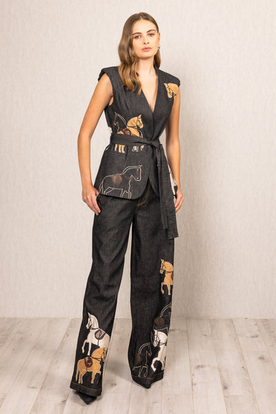 Vega Belted Waist Coat