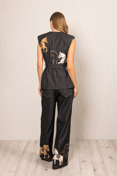 Vega Belted Waist Coat