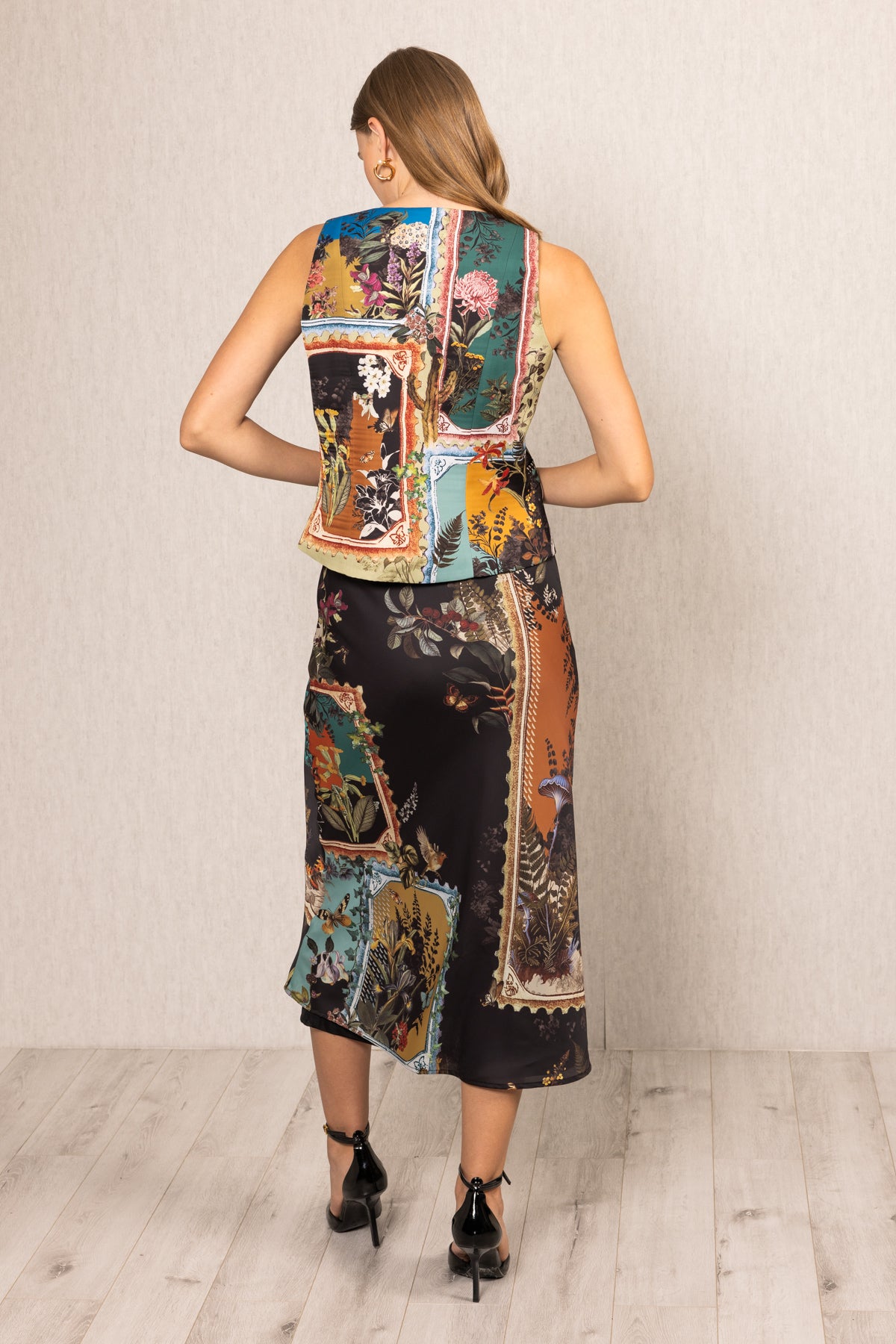 Nandini Bhalla in Claris Double Breasted Waist Coat