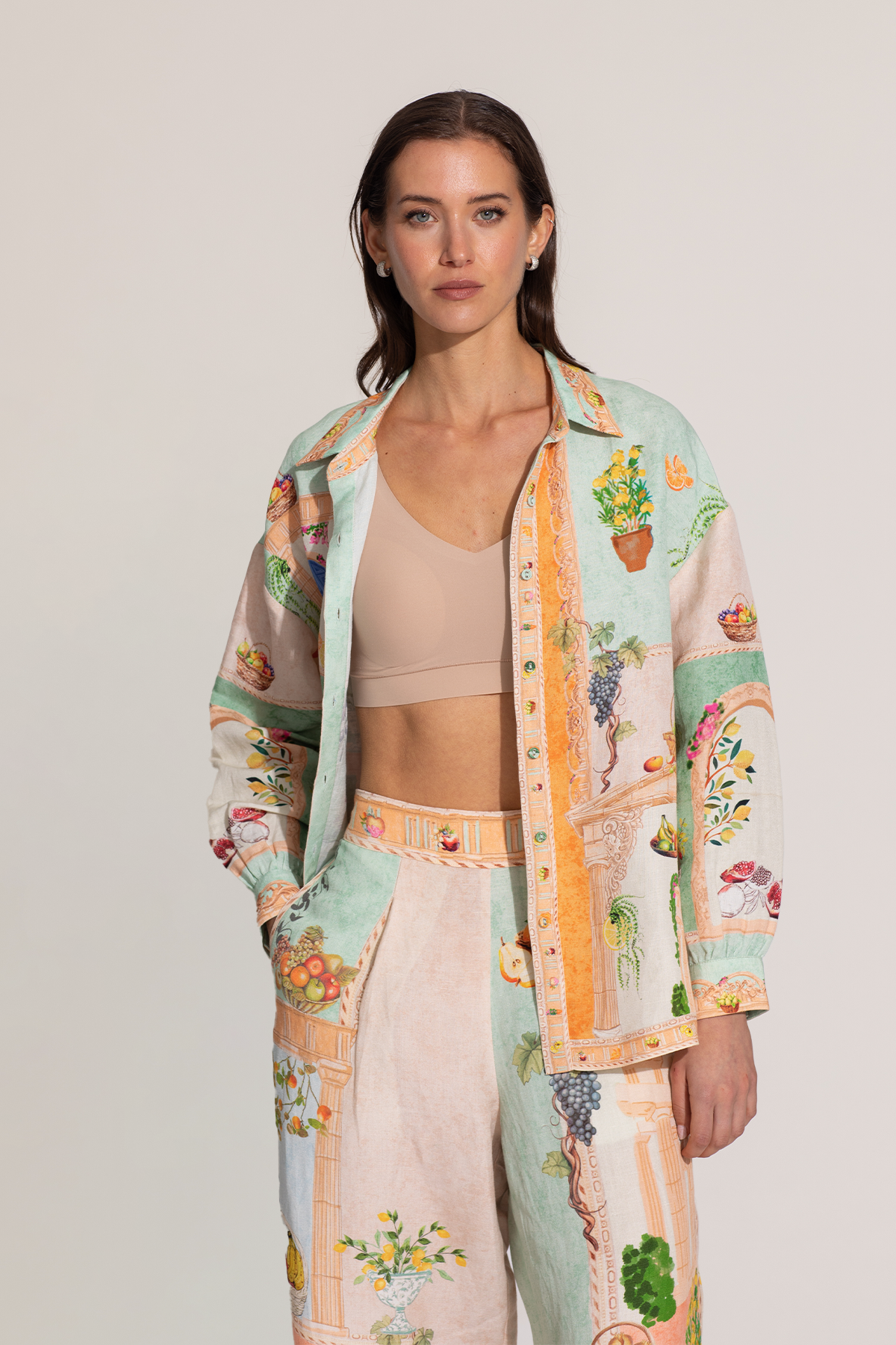 Elysia Buttondown Shirt & Pants