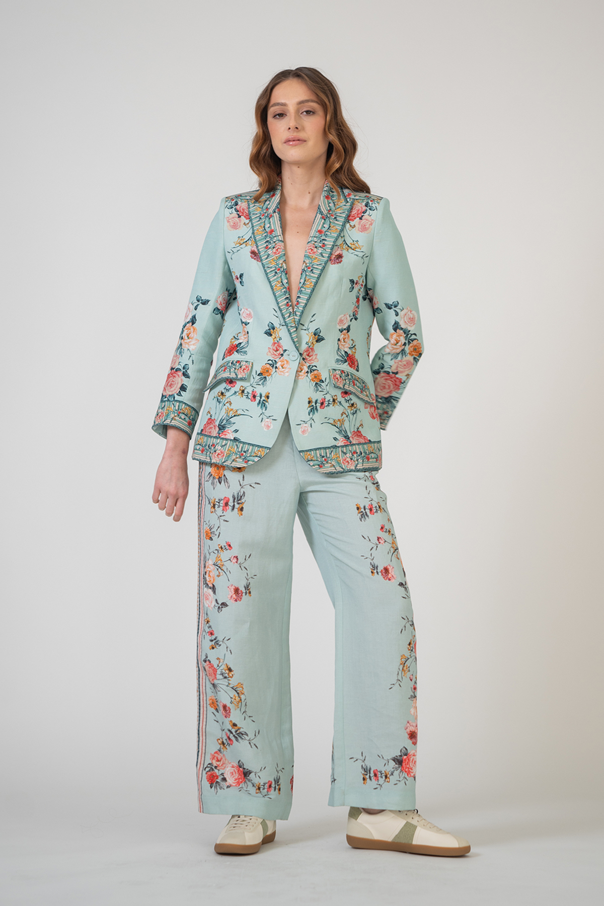 Lorina Knotch Collar Jacket
