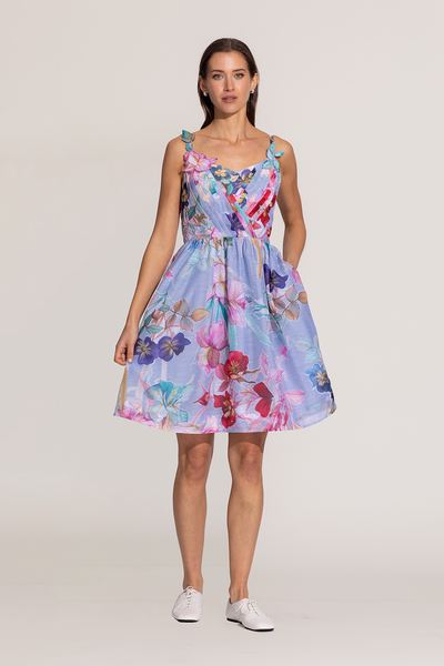 Florin Pleated Mini Dress