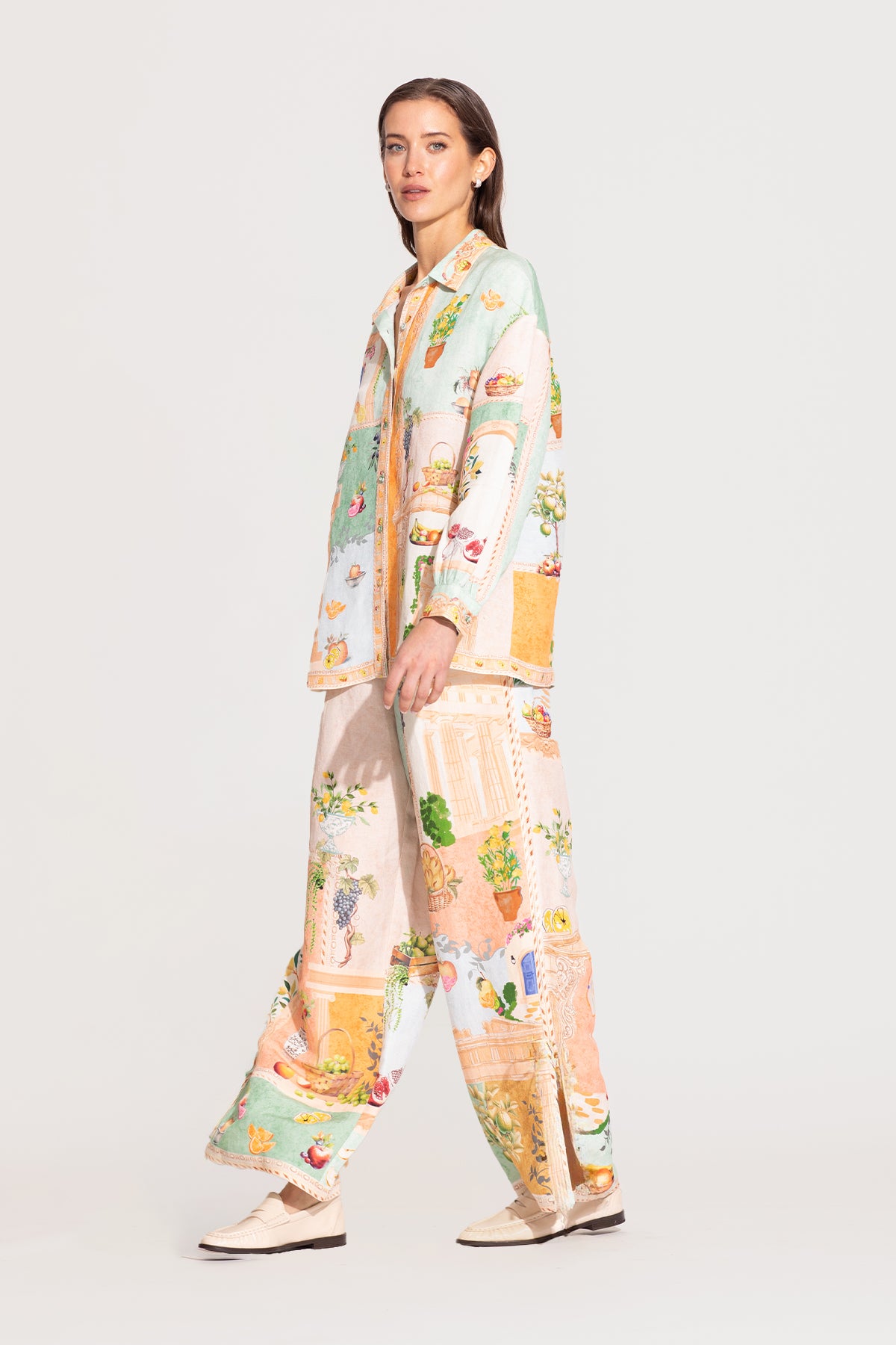 Elysia Buttondown Shirt & Pants