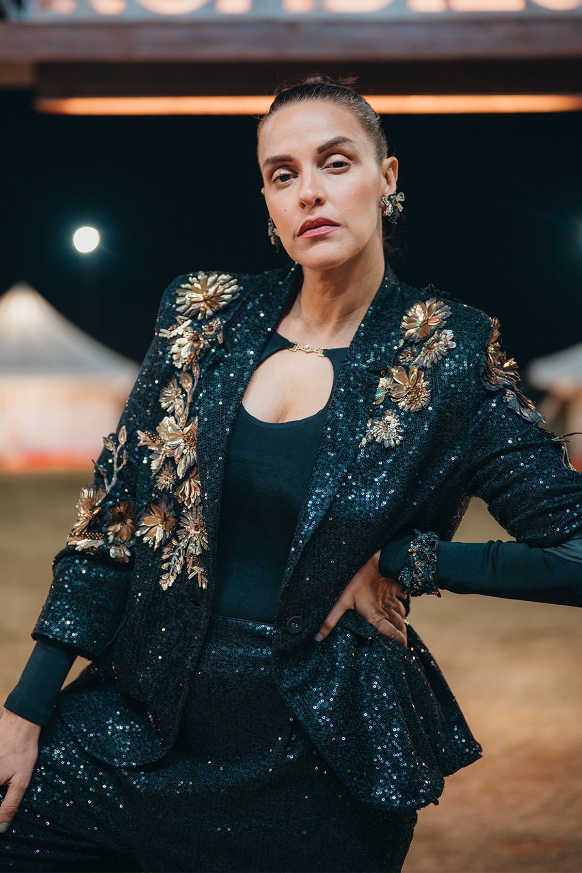 Neha Dhupia in Aleysa co-ord set