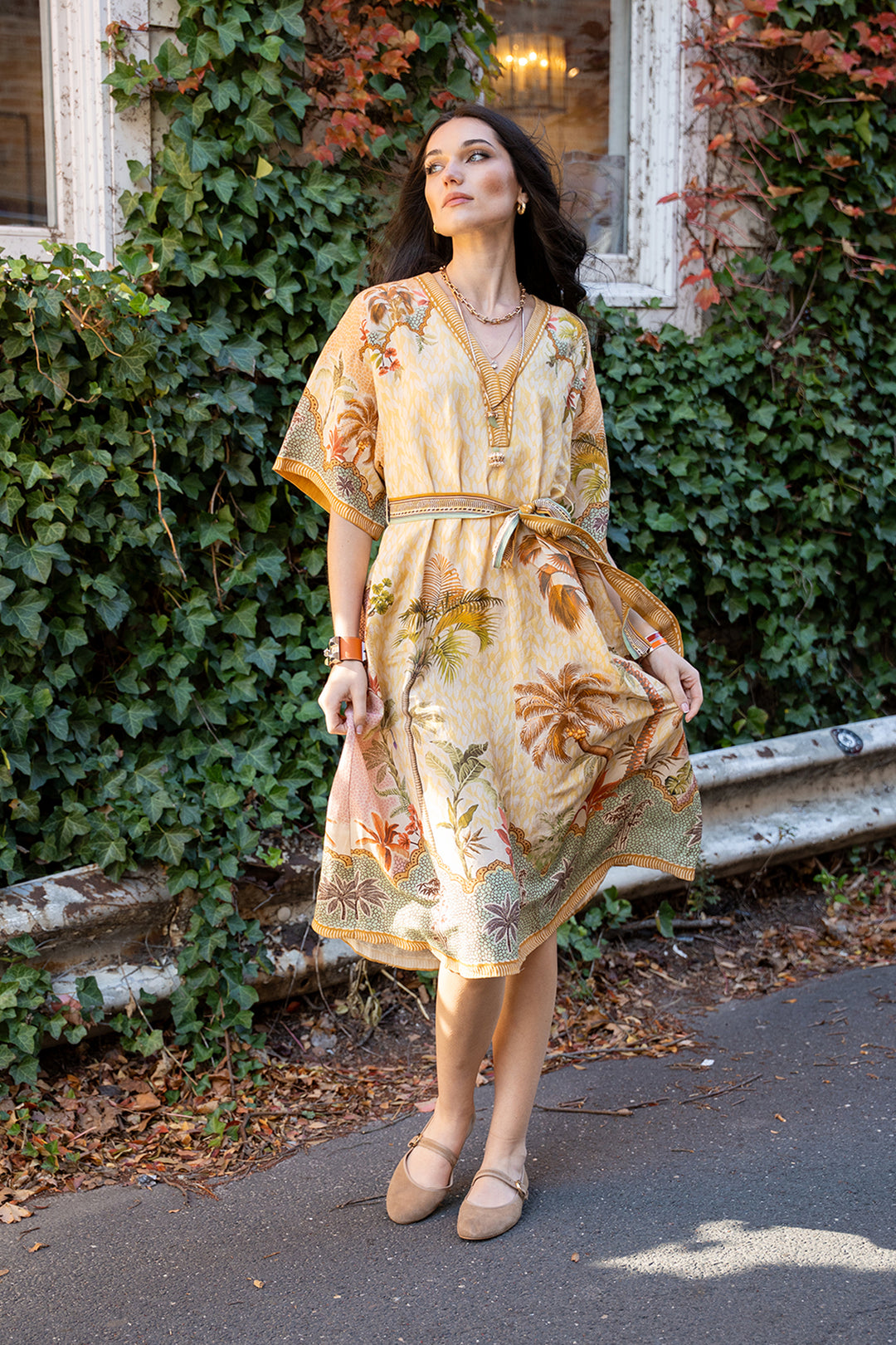 Wendy Oversized Midi Dress – Ranna Gill India