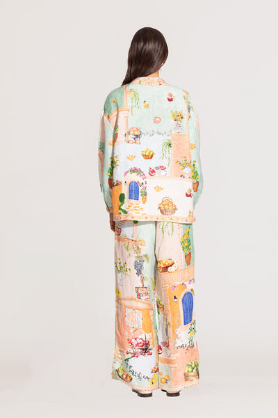 Elysia Buttondown Shirt & Pants