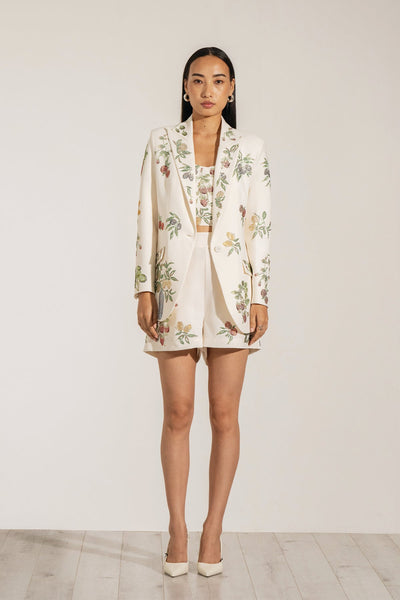 Willow Knotch Collar Jacket Bustier & Shorts