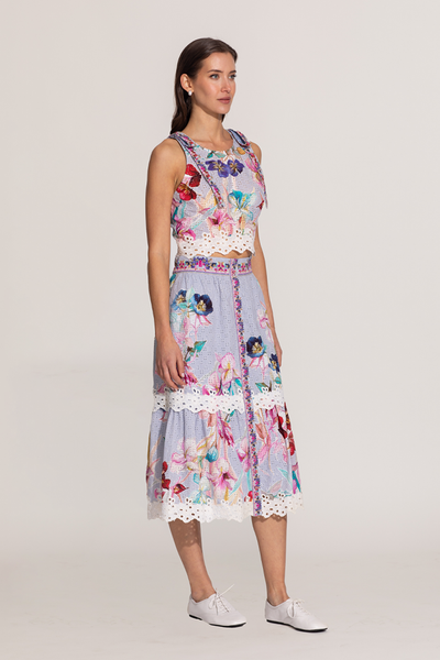 Zimi Halter Crop Top & Skirt