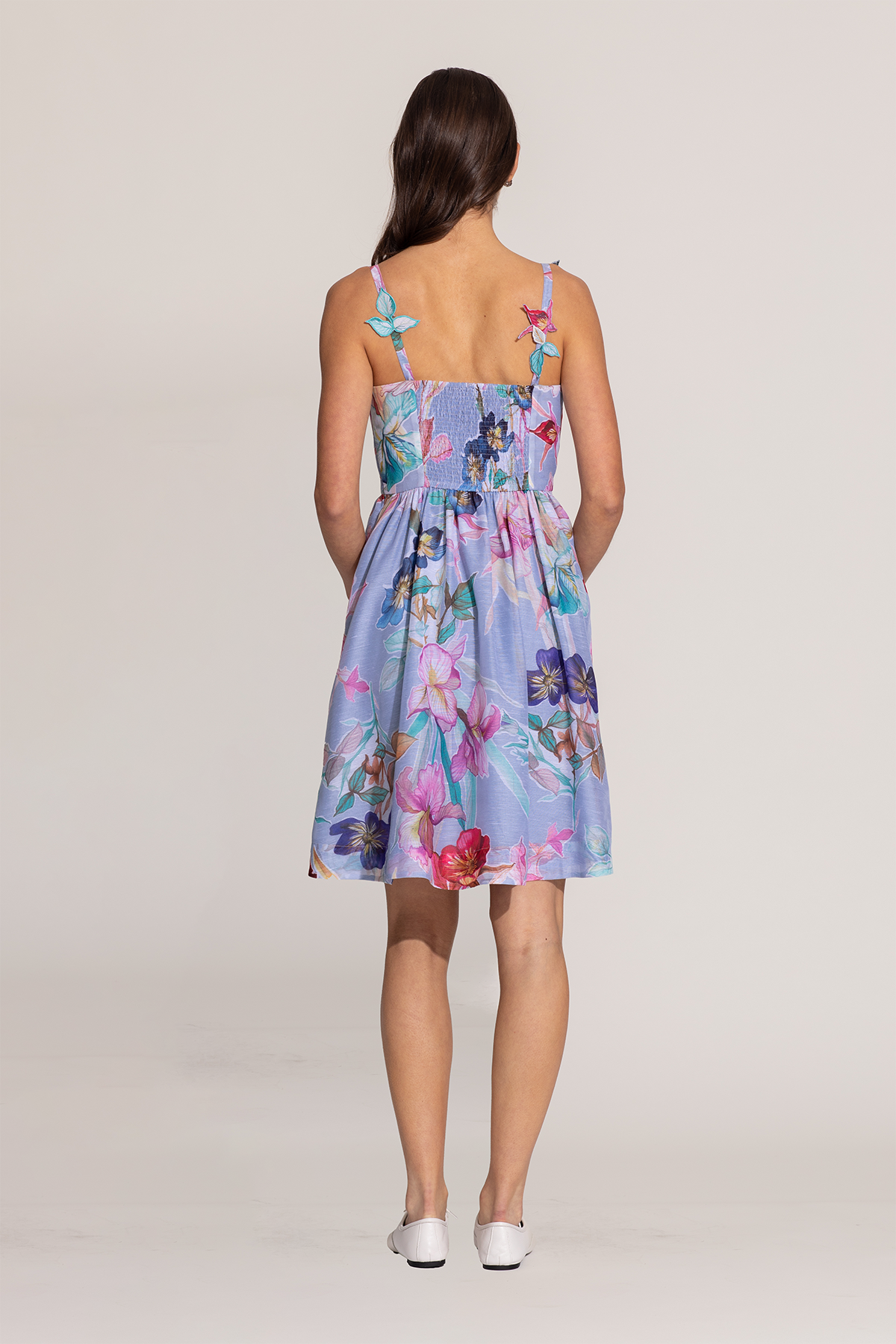 Florin Pleated Mini Dress
