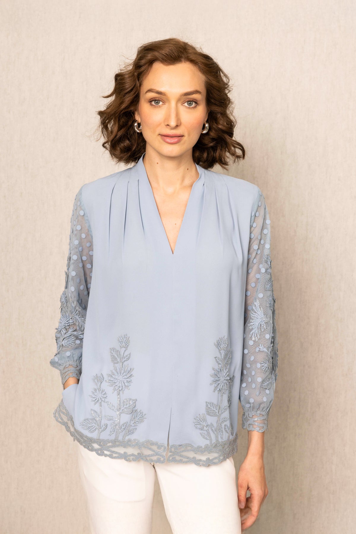 Stormi Embroidered Blouse