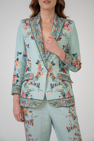 Lorina Knotch Collar Jacket
