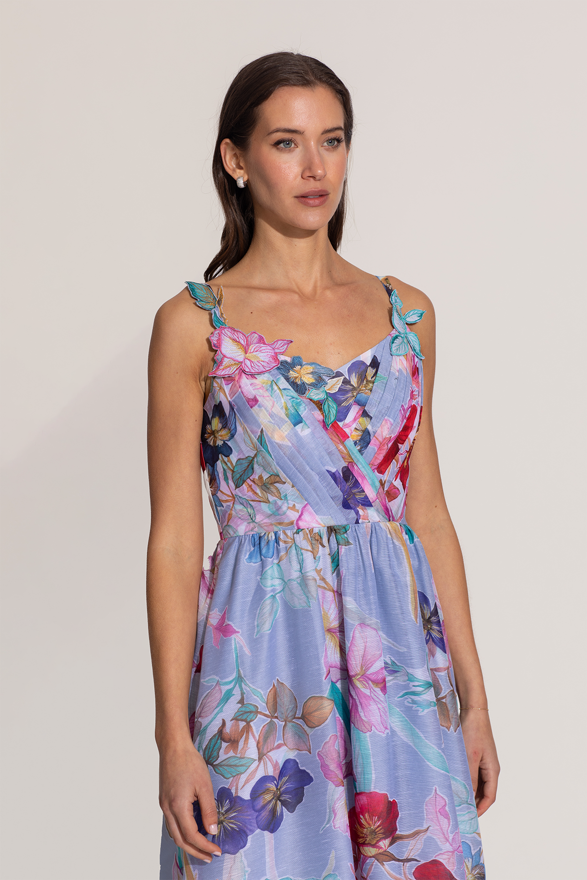 Florin Pleated Mini Dress
