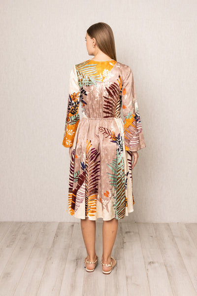 Ken Diamond Panel Midi Dress