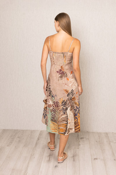 Lucy Ruffle Midi Dress