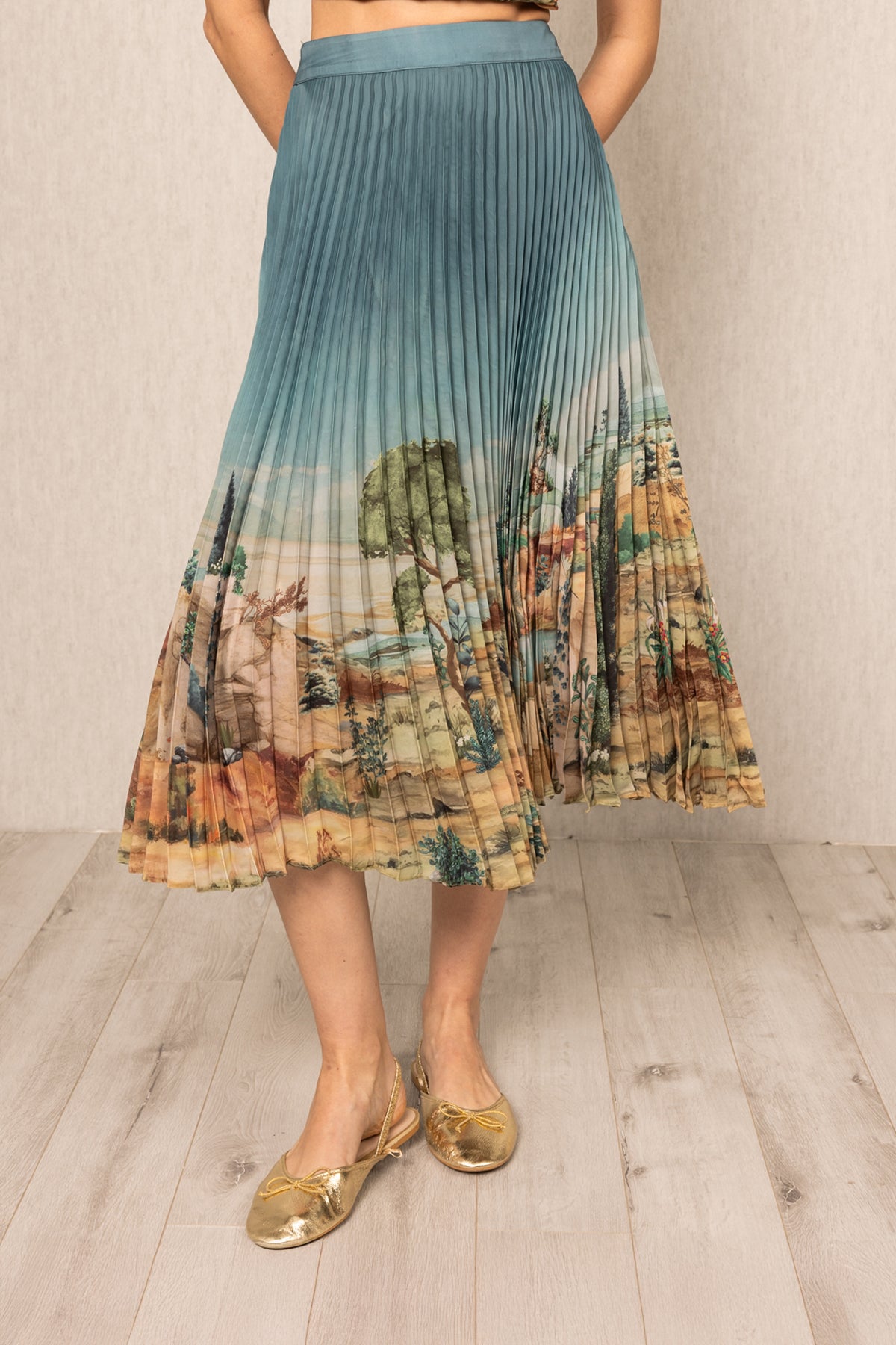 Lyon Pleated Skirt