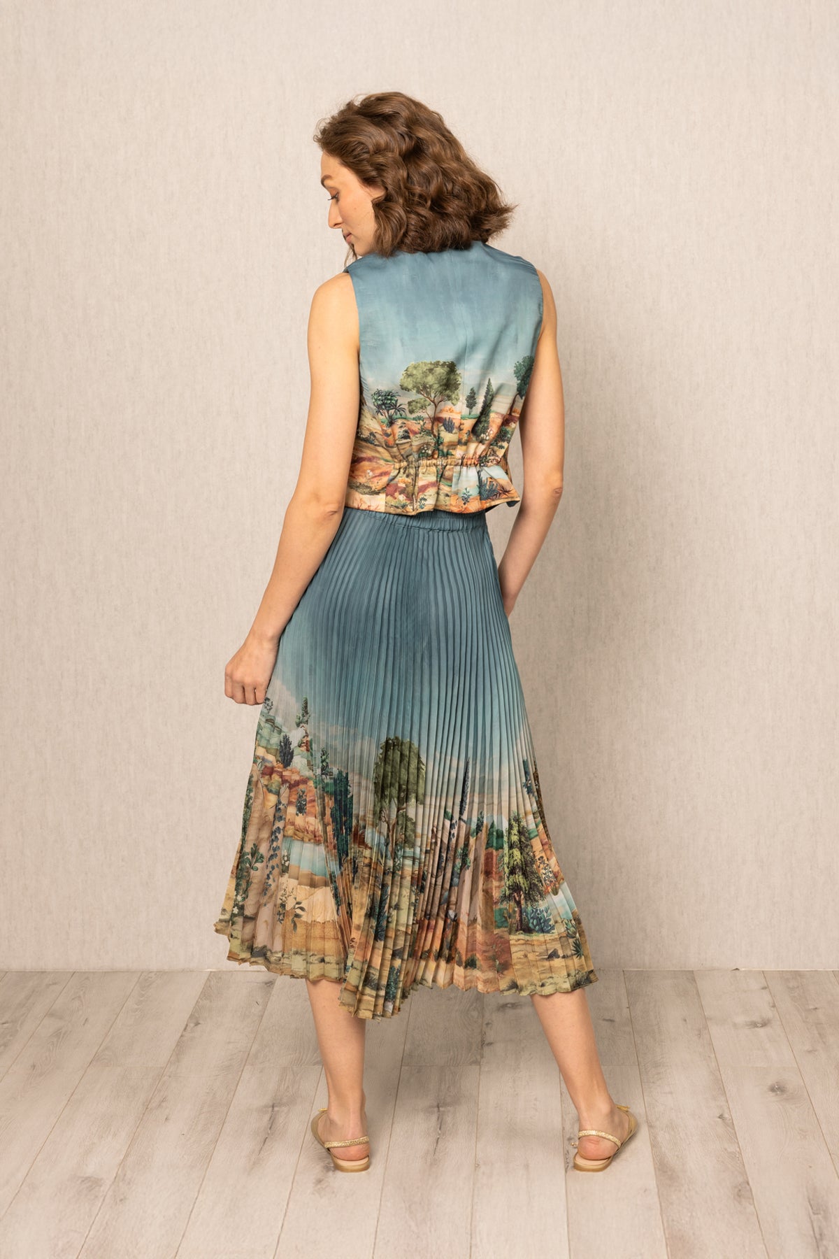 Lyon Pleated Skirt