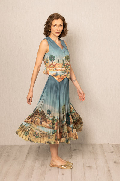 Lyon Pleated Skirt