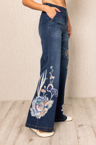 Blooms Lara Wide Leg Jeans