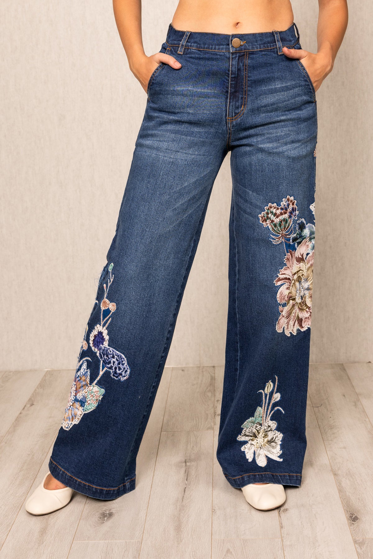 Blooms Lara Wide Leg Jeans