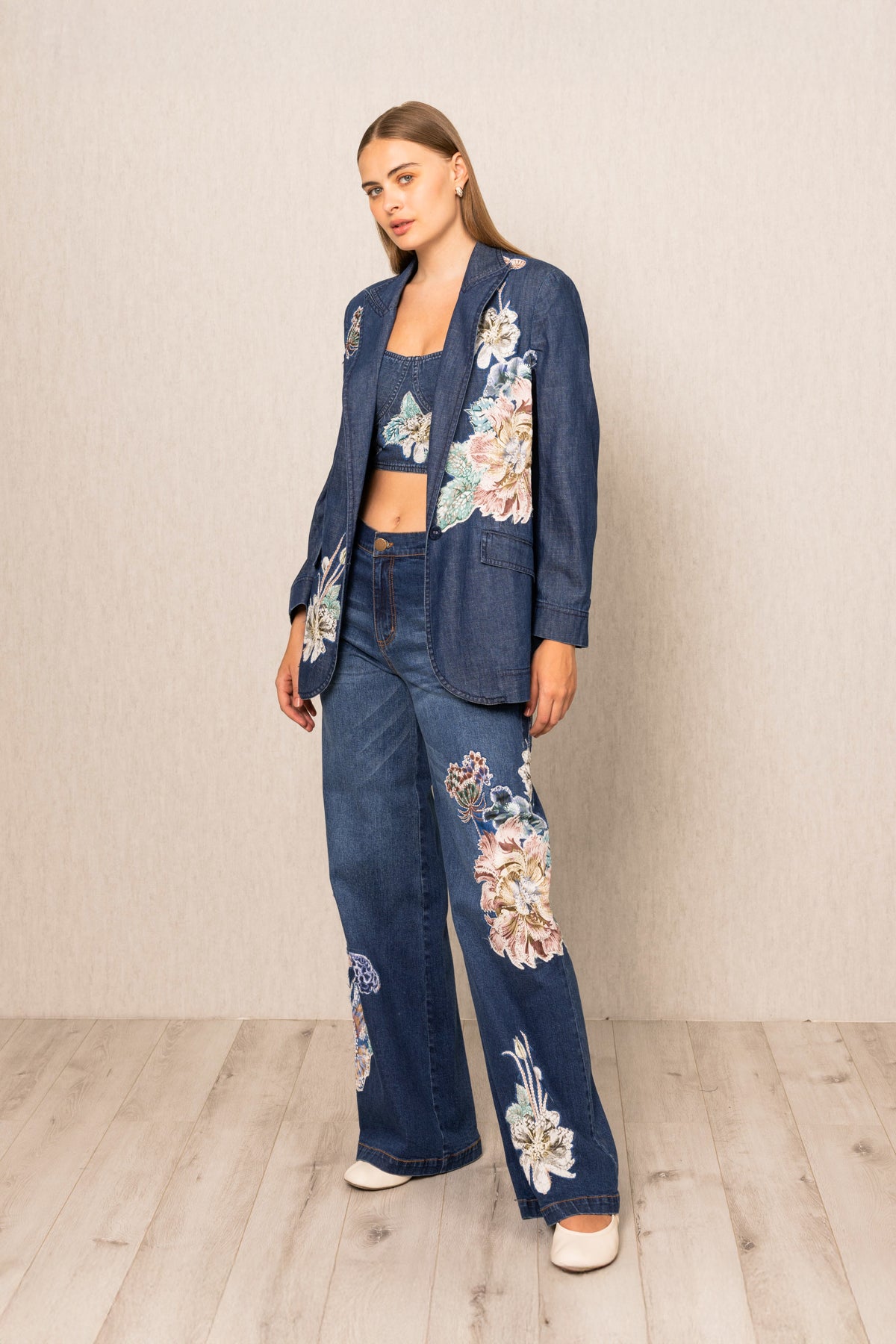 Blooms Lara Wide Leg Jeans