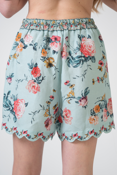 Fiora Scalloped Shorts