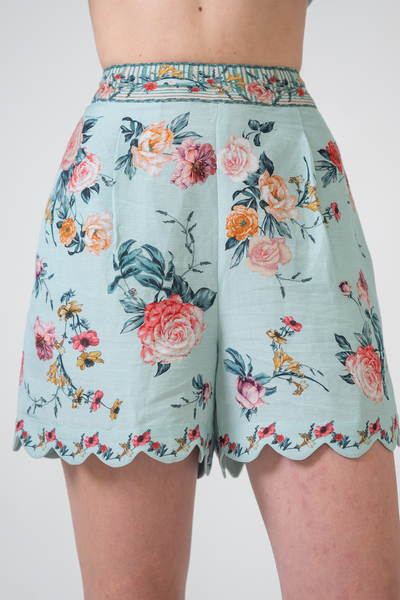 Fiora Scalloped Shorts