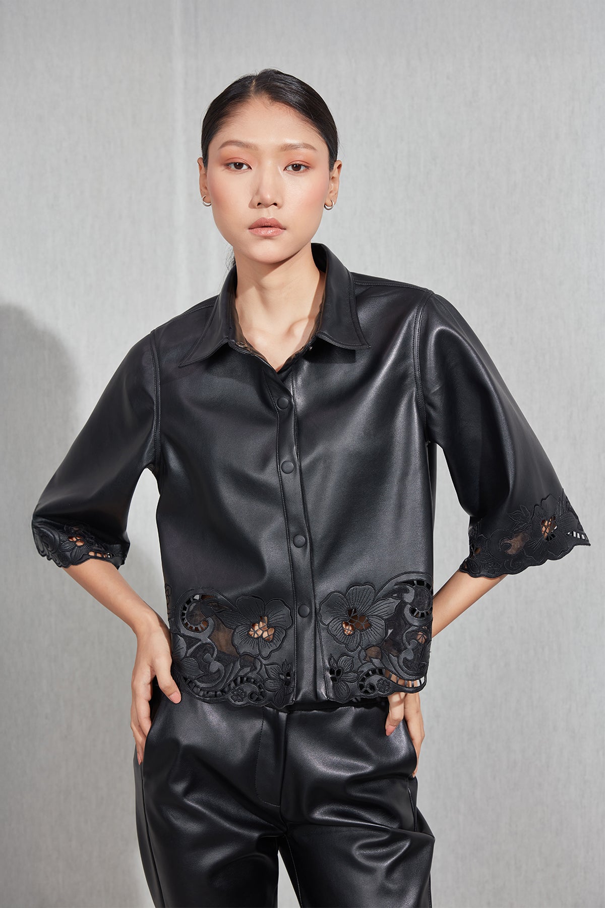 Lexi Cropped Shirt