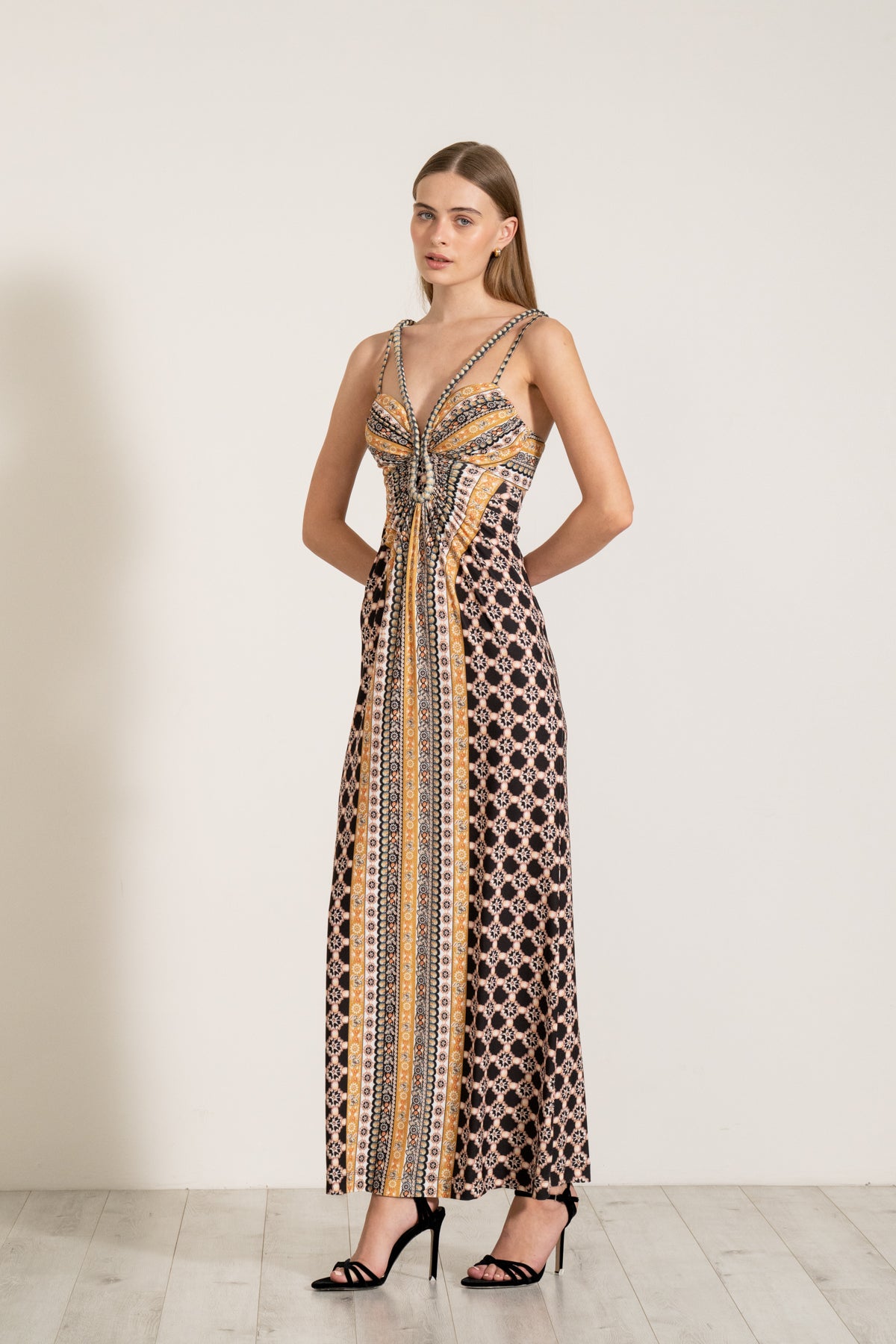 Siera Corded Maxi Dress