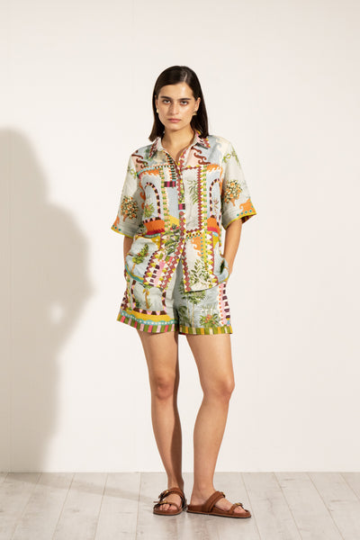 Sable Buttondown Shirt & Shorts