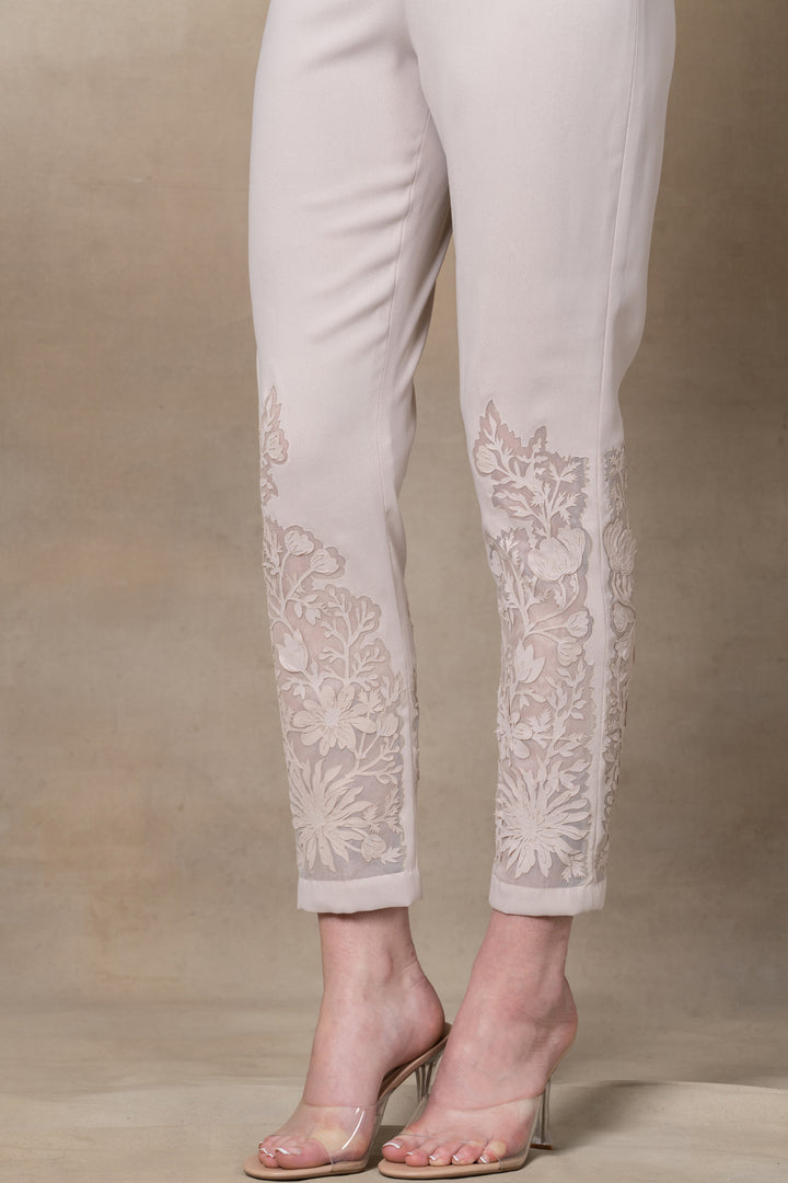 cigarette pants with lace Lace Pants 51 Beige – Ranna Gill India cigarette pants with lace Lace Pants 51 Beige – Ranna Gill India