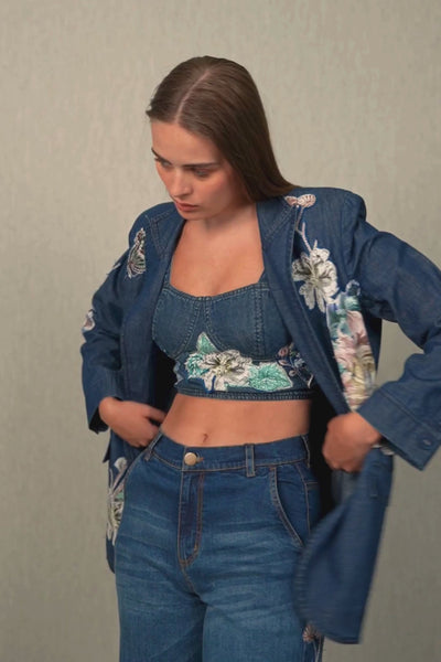 Blooms Lara Wide Leg Jeans