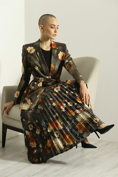 Lunara Pleated Skirt Set