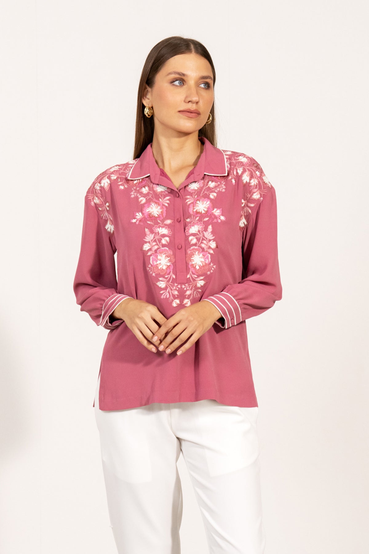 Viara Embroidered Top