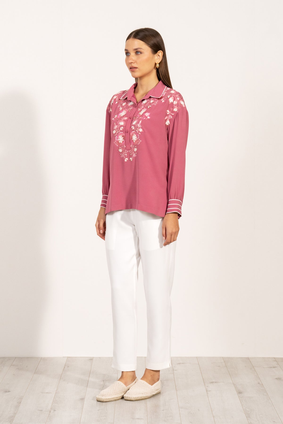 Viara Embroidered Top