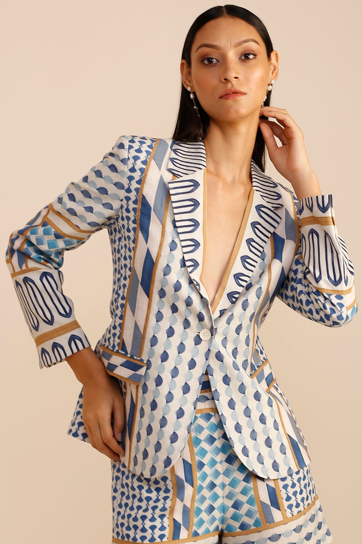 Nicole Mehta in Parker Matching Set